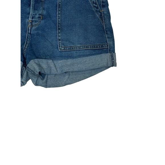 Hollister Women's Shorts High-Rise Mom Waist Across Front 2 Pockets Denim Sz. 26 - Picture 4 of 10